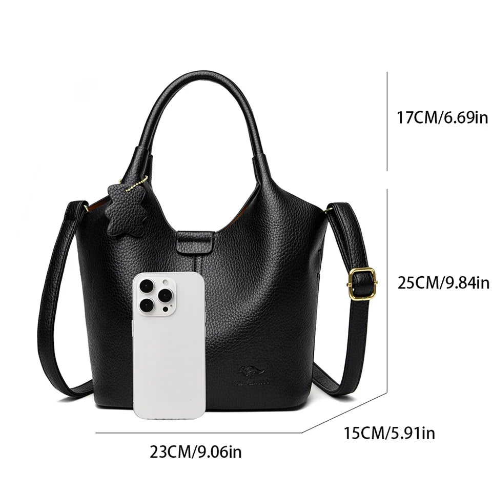 Soft Leather Luxury Handbag – Everyday Elegance with Premium Texture
