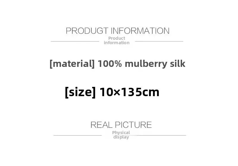 Floral Chiffon Silk-Feel Scarf, 135 x 10 cm | 6 Colors