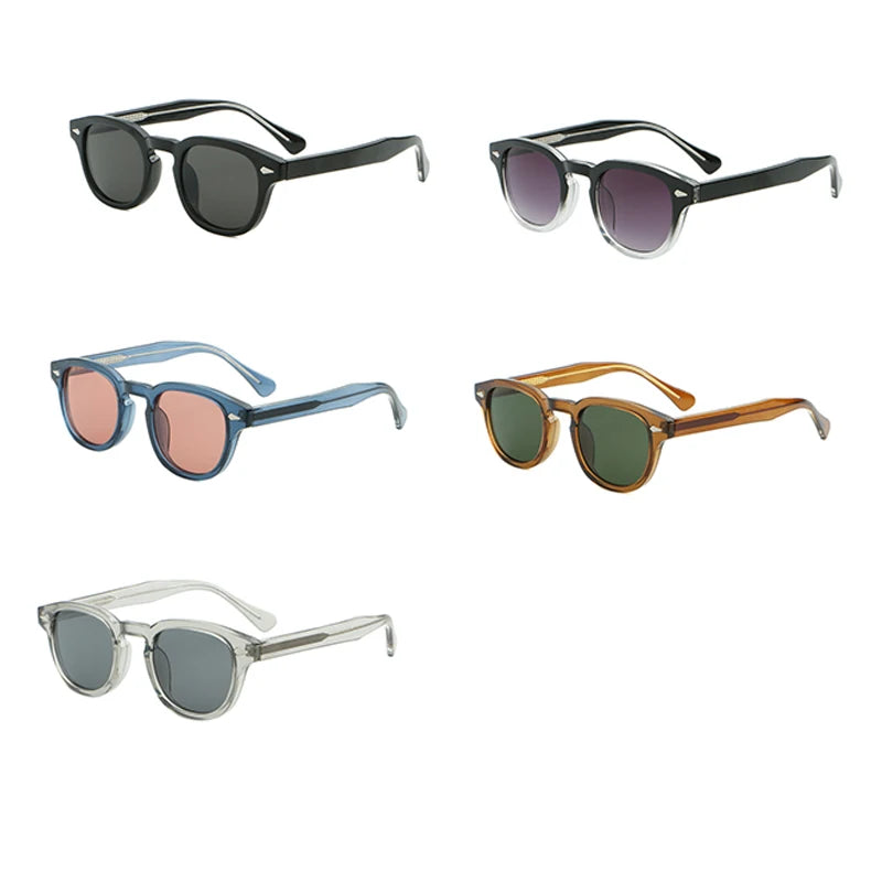 Round UV400 Sunglasses | Plastic Frame