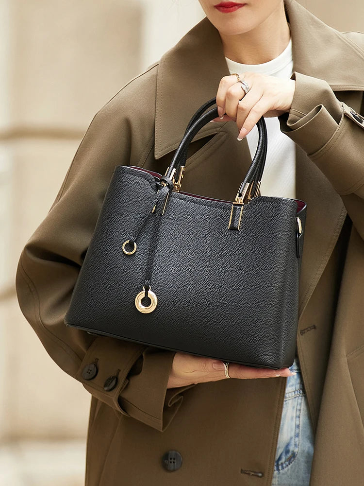 Handmade Genuine Cow Leather Saddle Crossbody Bag | Premium Everyday Bag