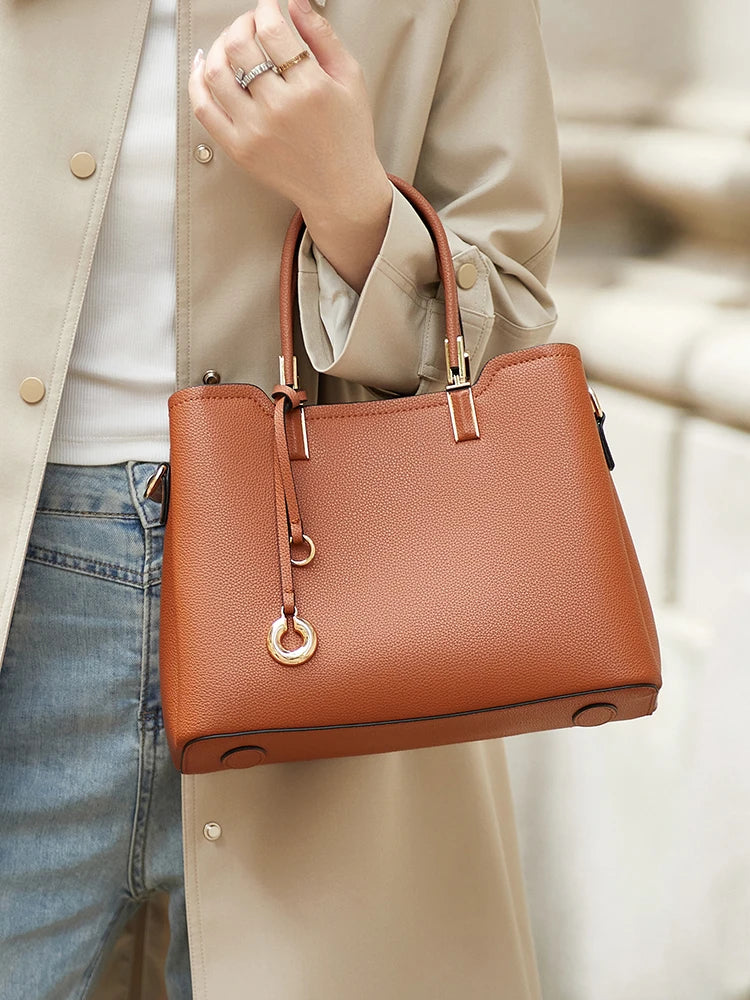 Handmade Genuine Cow Leather Saddle Crossbody Bag | Premium Everyday Bag