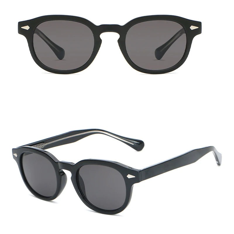 Unisex Retro Round UV400 Sunglasses | Plastic Frame
