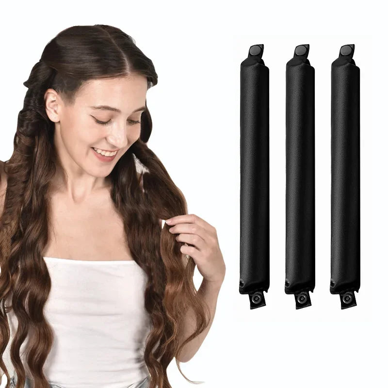 Heatless Hair Curlers -No Heat Silk Curls