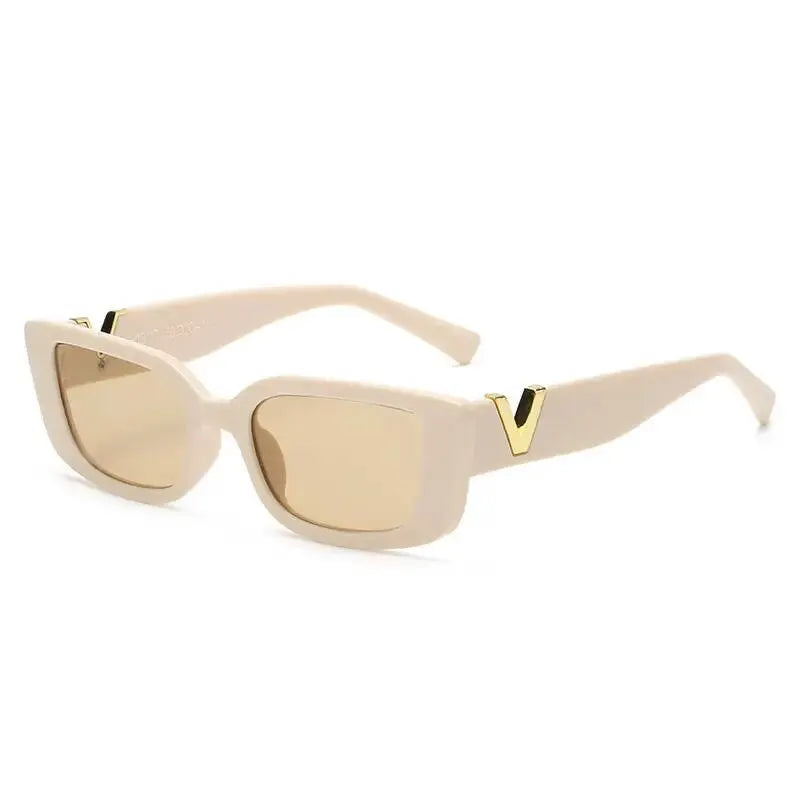 Rectangle Sunglasses with Gold Hardware | UV400 | 3 Colors