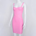 Load image into Gallery viewer, Mini Bodycon Bandage Dress – Curve-Hugging Fit with Luxe Stretch | Night Out Essential

