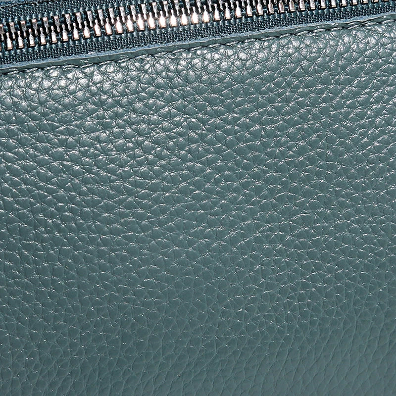 Genuine Cow Leather Crossbody Messenger Flap Bag for Women