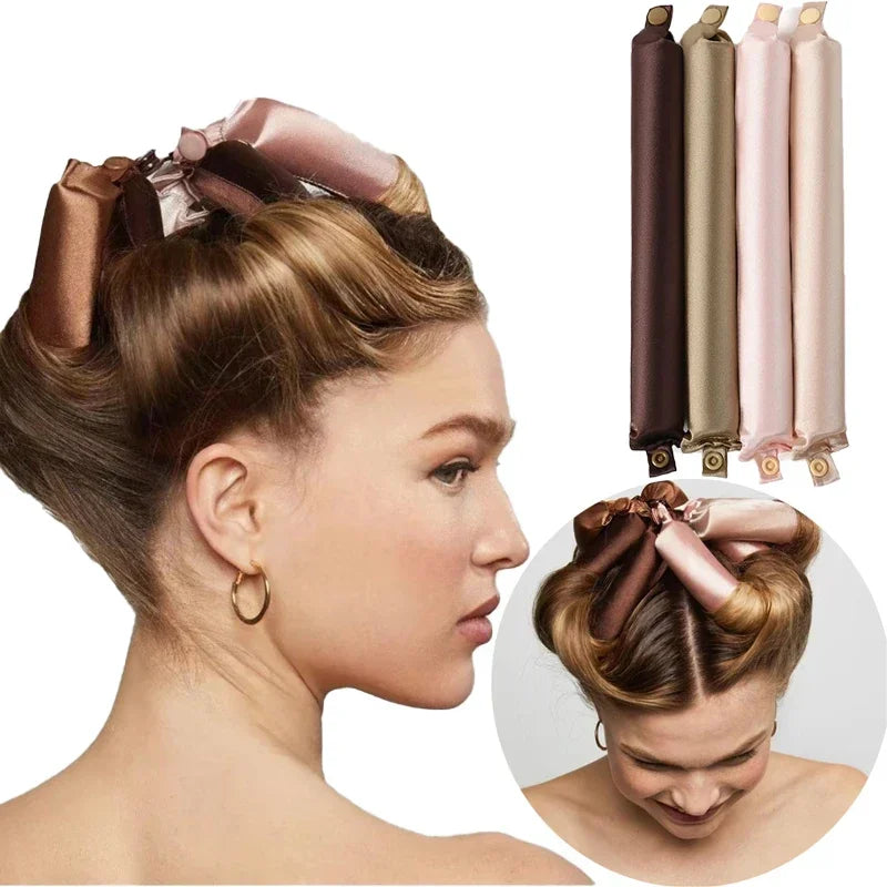 Heatless Hair Curlers -No Heat Silk Curls
