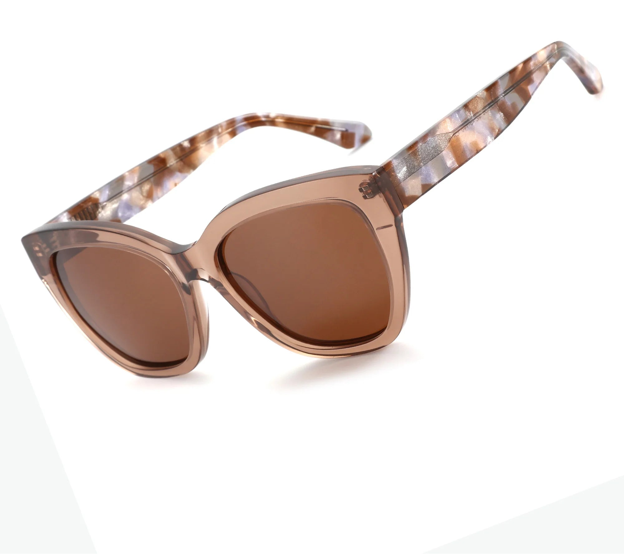 Oversized Butterfly Cat-Eye Sunglasses | Polarized UV400 | Acetate Frame