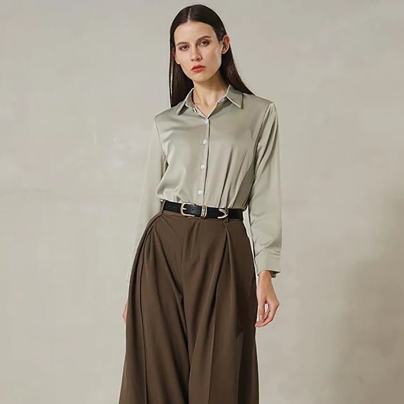 Triple - Ring Gold Buckle PU Leather Belt | Women's Fashion Waist Belt - The PM Edit