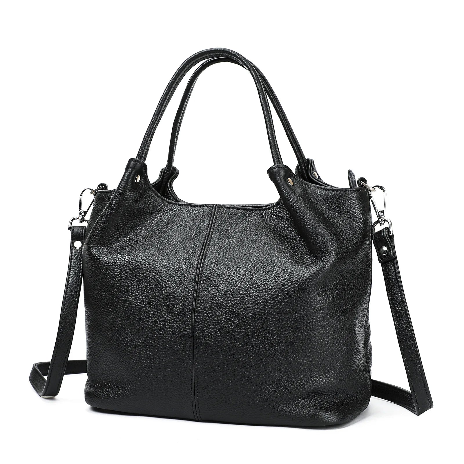 Genuine Leather Soft Cow Tote Bag | Spacious Crossbody & Shoulder Bag