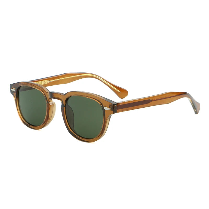 Unisex Retro Round UV400 Sunglasses | Plastic Frame