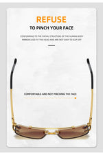 Load image into Gallery viewer, The Luxe Frame – Rimless Square Sunglasses
