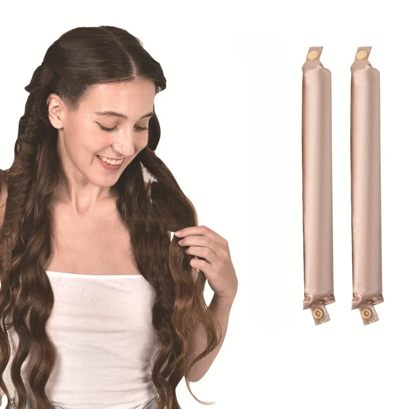 Heatless Hair Curlers -No Heat Silk Curls