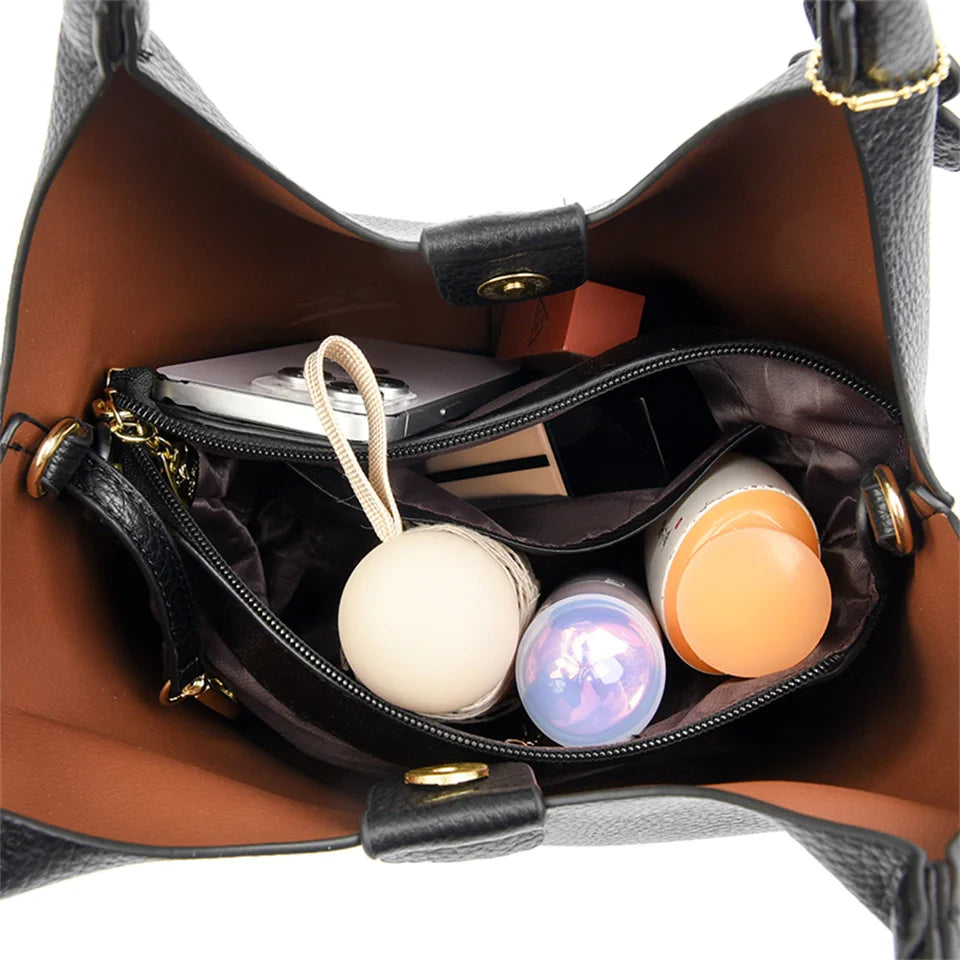Soft Leather Luxury Handbag – Everyday Elegance with Premium Texture