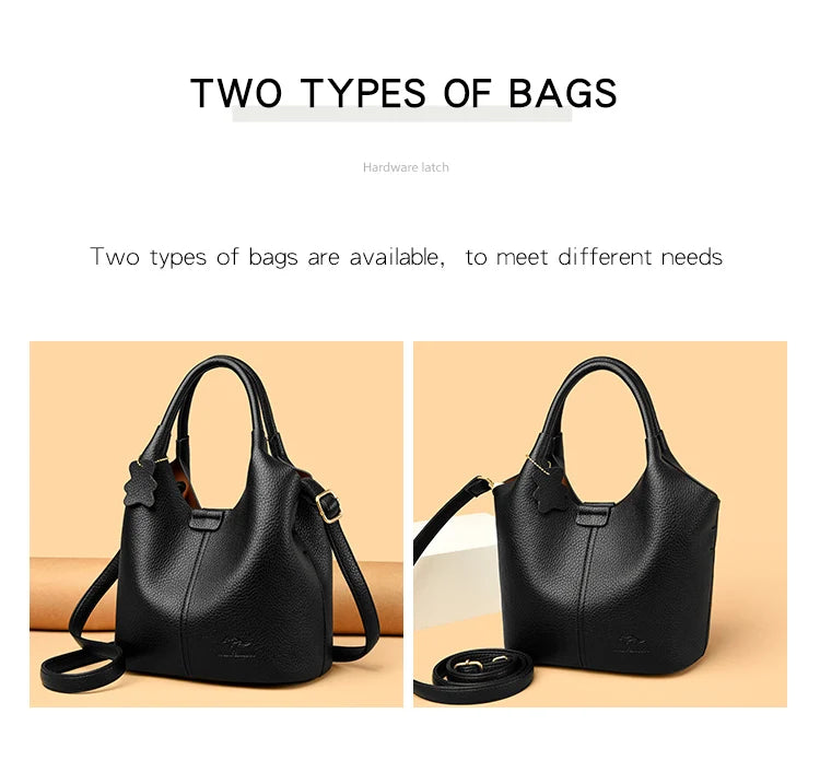 Soft Leather Luxury Handbag – Everyday Elegance with Premium Texture