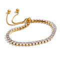 Premium Gold Tennis Bracelet for Women - Luxury PVD Plated Chic Everyday Jewelry