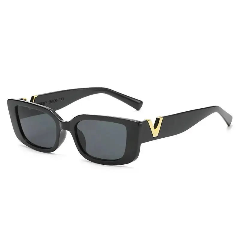 Rectangle Sunglasses with Gold Hardware | UV400 | 3 Colors