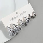 Load image into Gallery viewer, Bold Glow Chunky Hoop Earrings – Luxe Shine, Everyday Vibe
