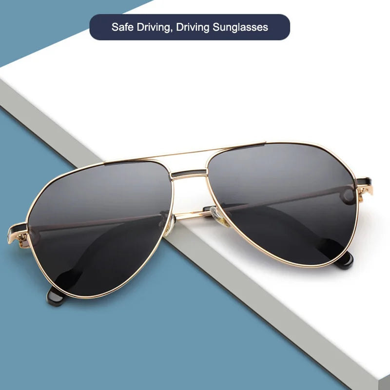 Polarized Aviator Sunglasses | UV400 | Gold Metal Frame