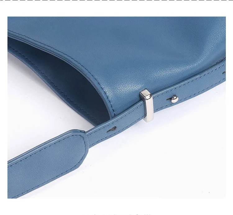 Soft Leather Barrel Shoulder Bag | Underarm & Crossbody - The PM Edit