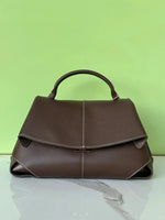 Load image into Gallery viewer, Structured Leather Handbag – Sleek. Chic. Made to Move.
