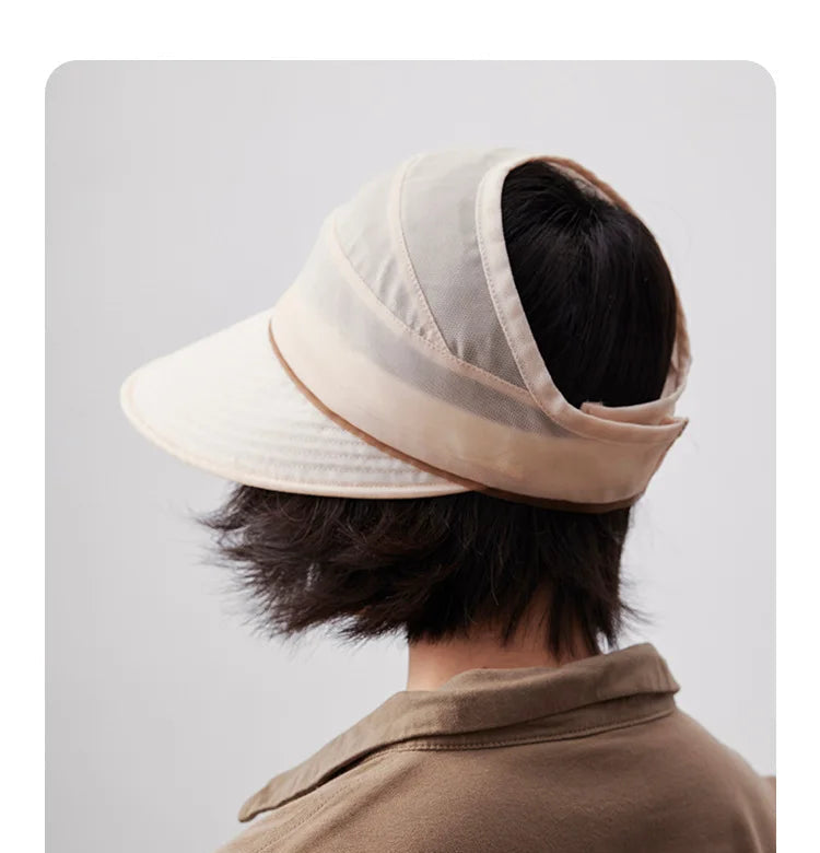 Large Brim Sun Visor Hat | UPF50+ UV Protection, Adjustable Fit | Women's