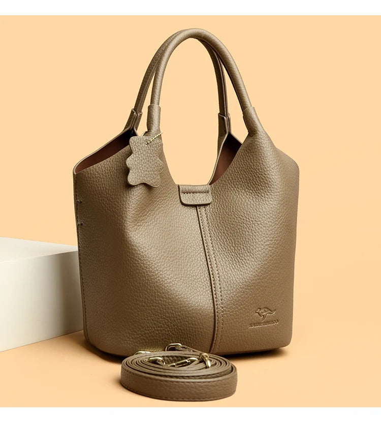 Soft Leather Luxury Handbag – Everyday Elegance with Premium Texture