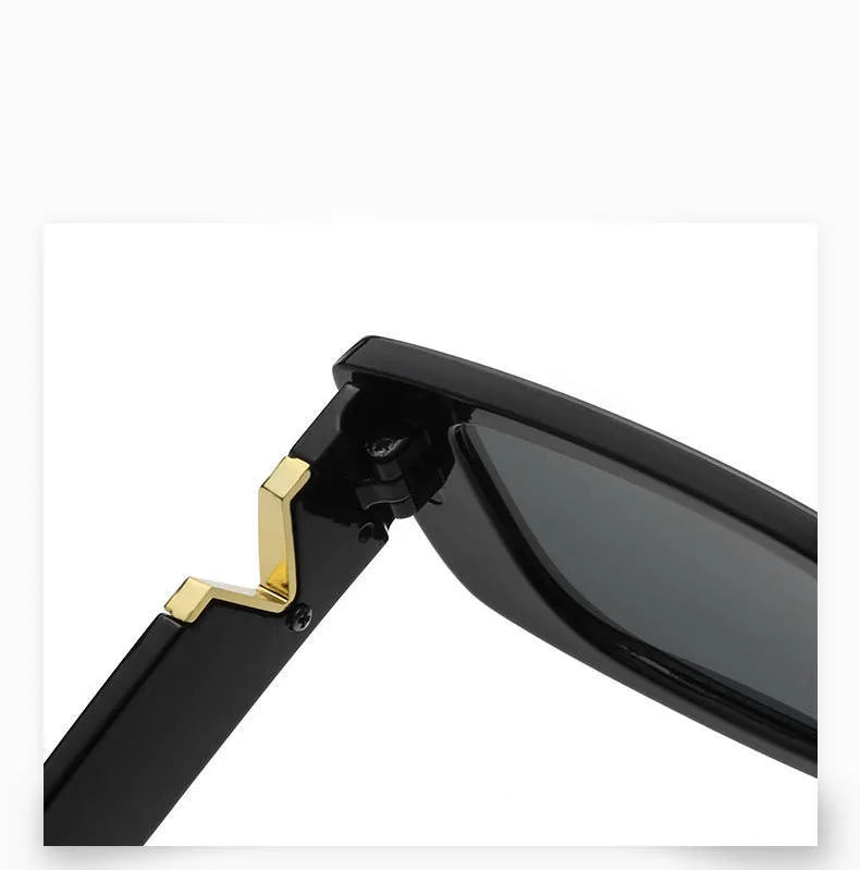 Rectangle Sunglasses with Gold Hardware | UV400 | 3 Colors