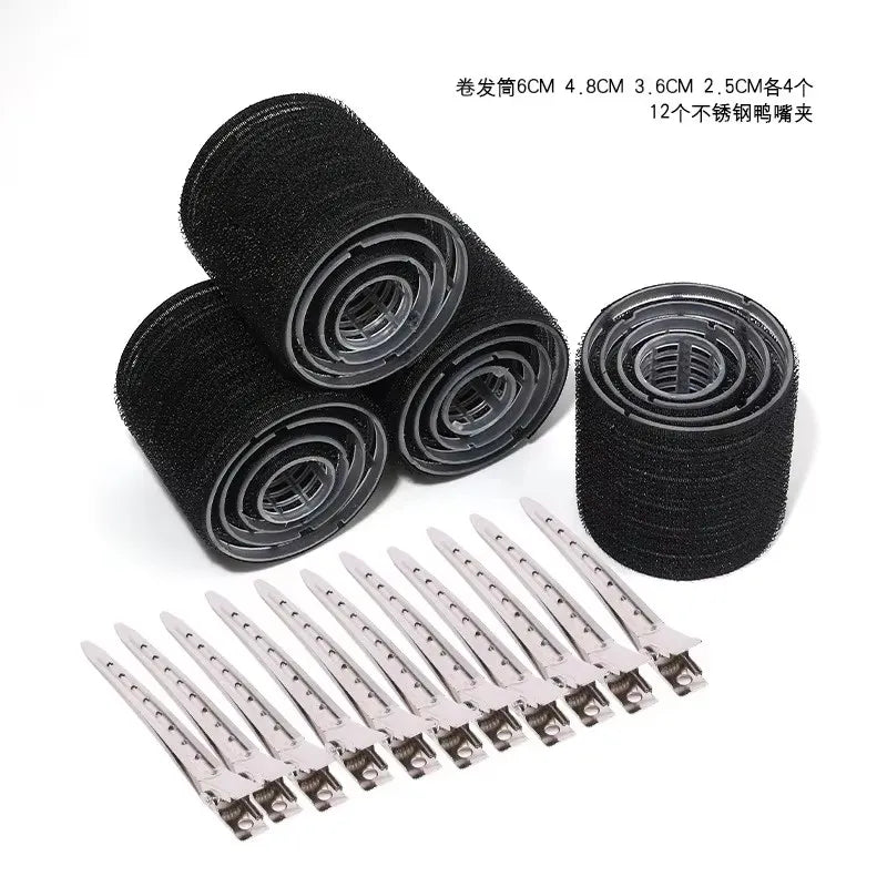 DIY Hair Curling Rollers Set | Multi-Size Plastic Curl & Bang Styling Tool