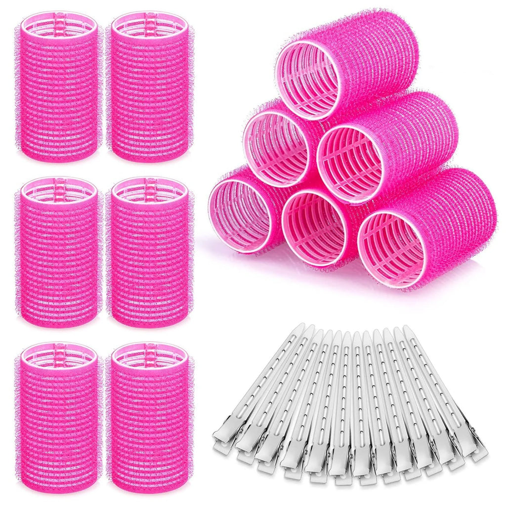 DIY Hair Curling Rollers Set | Multi-Size Plastic Curl & Bang Styling Tool