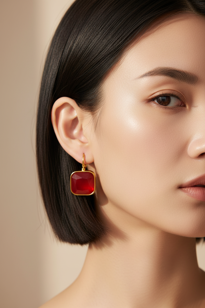 Additional Red YH550A earring