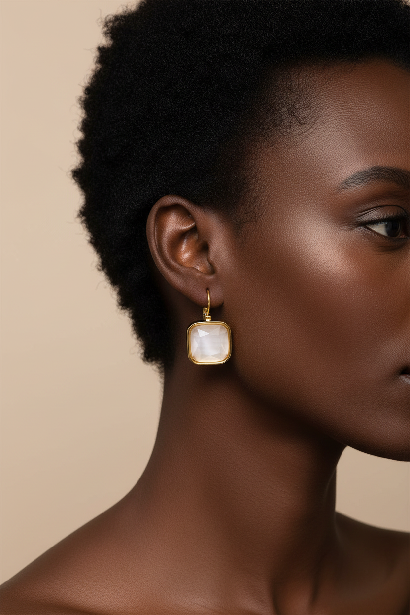 Additional White earring lifestyle