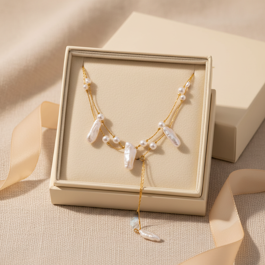 Baroque Pearl Necklace Gift
