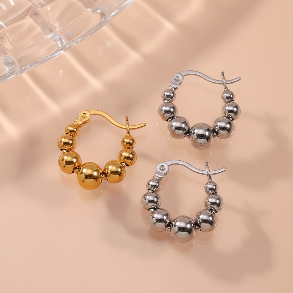 Bead Hoop Flat Lay