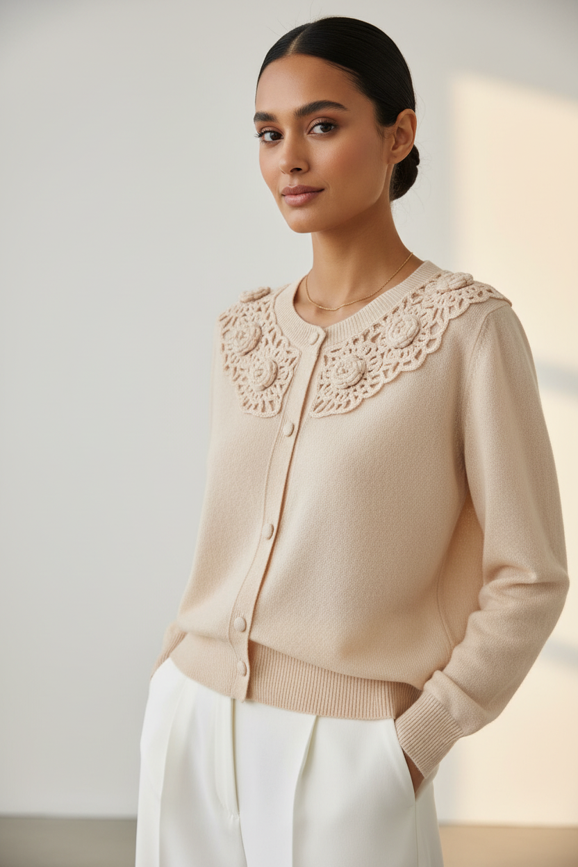 Beige Cardigan Lighter