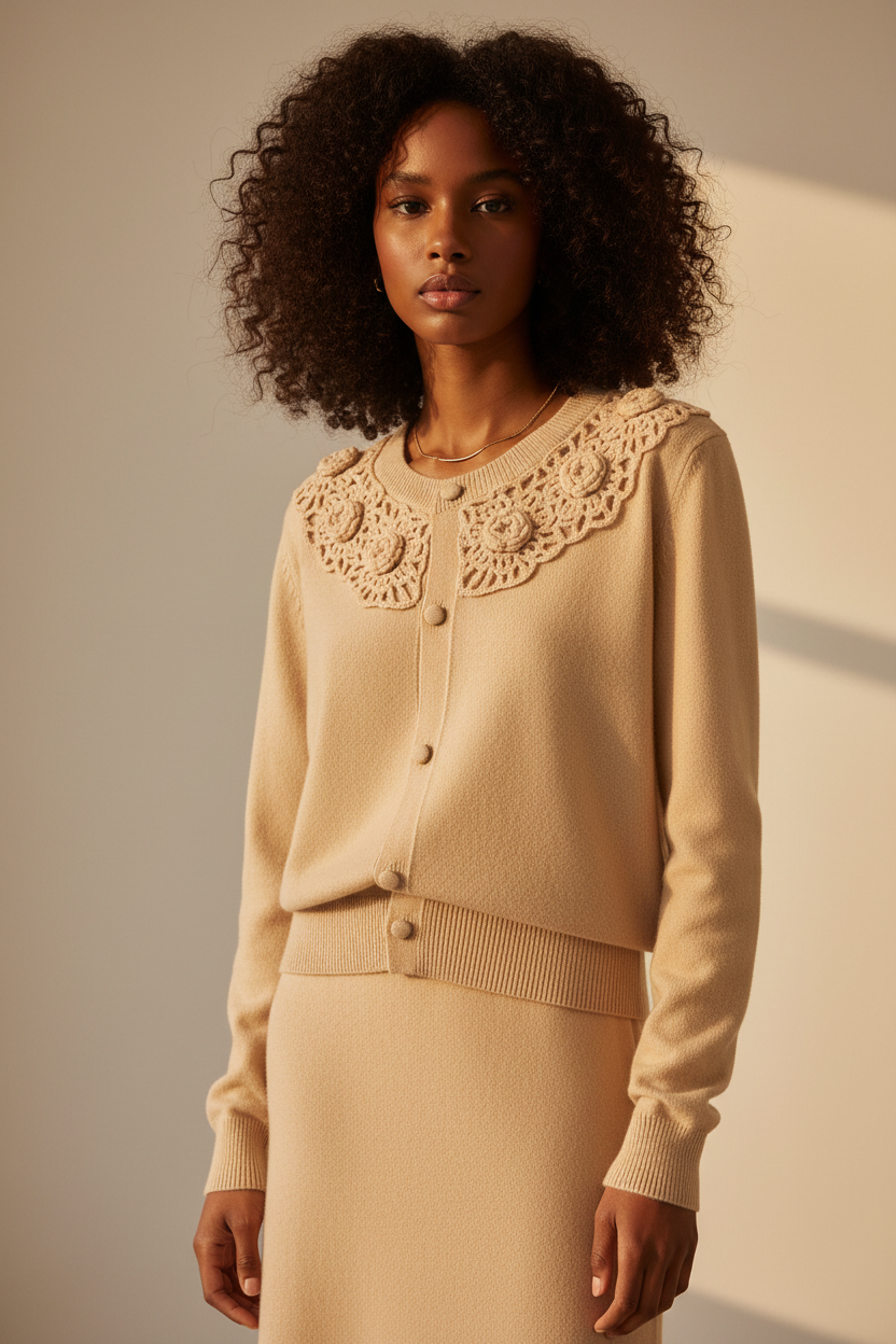 Beige Cardigan