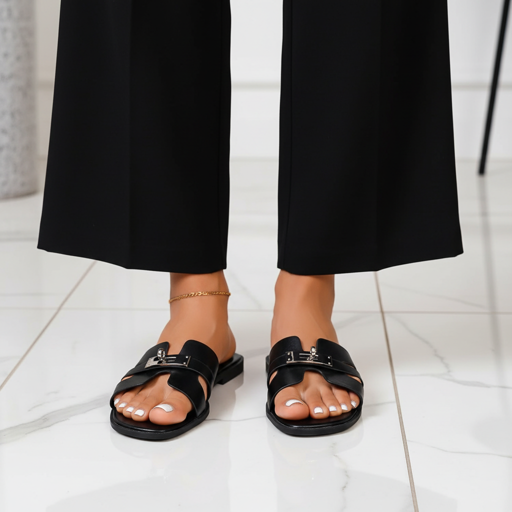Black H-Strap