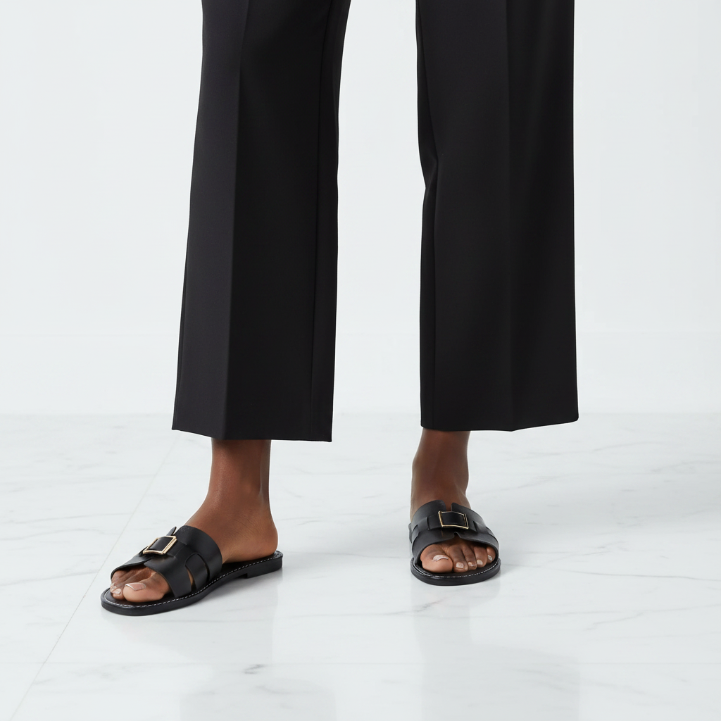 Black H-Strap