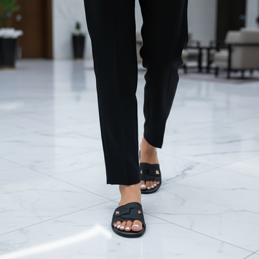 Black H-Strap