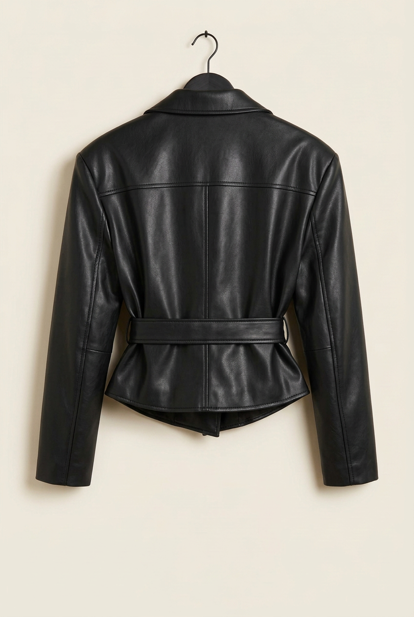 Black jacket — back on hanger
