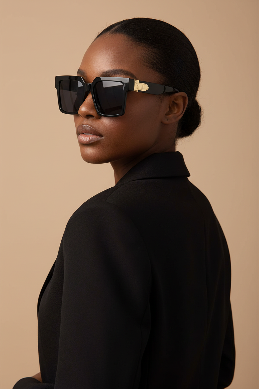 Black Sunglasses Back