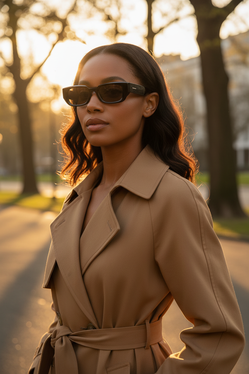 Black/Tea — Outdoor Golden Hour