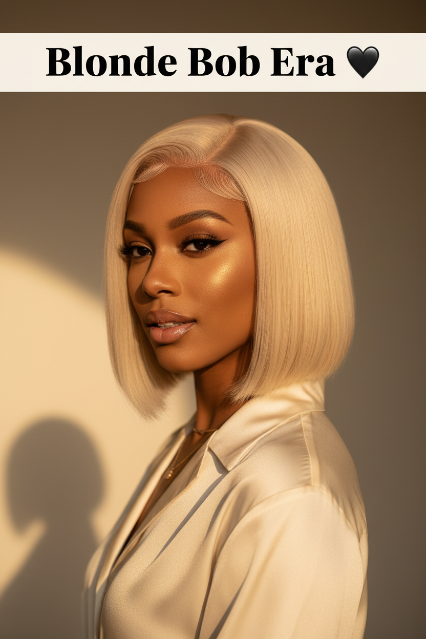 Blonde Bob Pin
