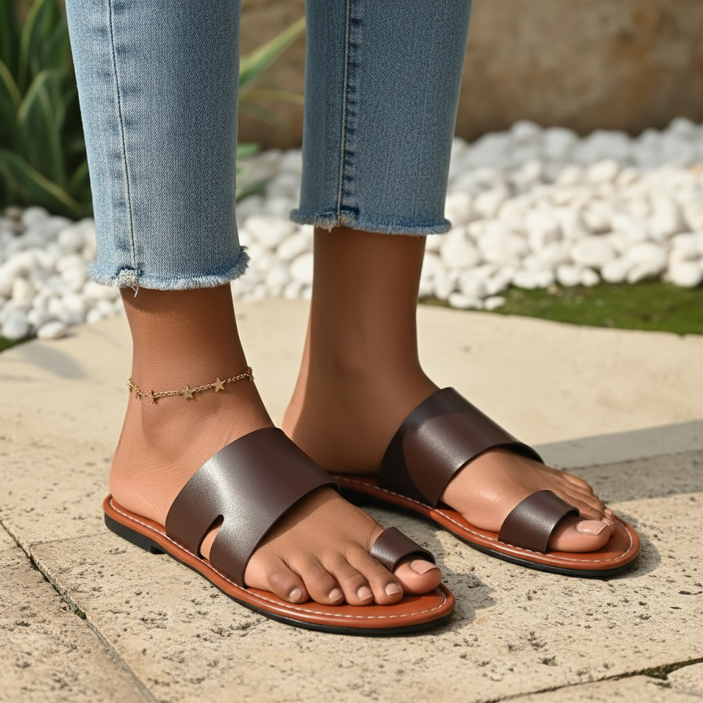 Brown Toe Loop 1