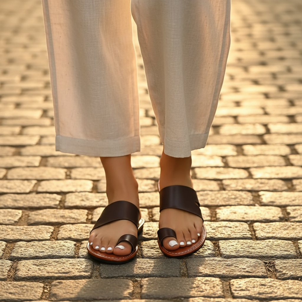 Brown Toe Loop 2