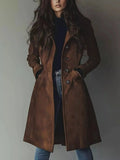 Button Up Long Sleeve Trench Coat - The PM Edit
