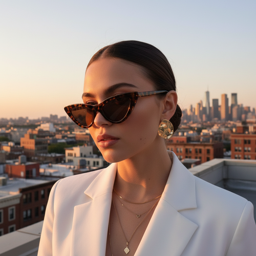 Cat's Out the Bag - Brunette Rooftop