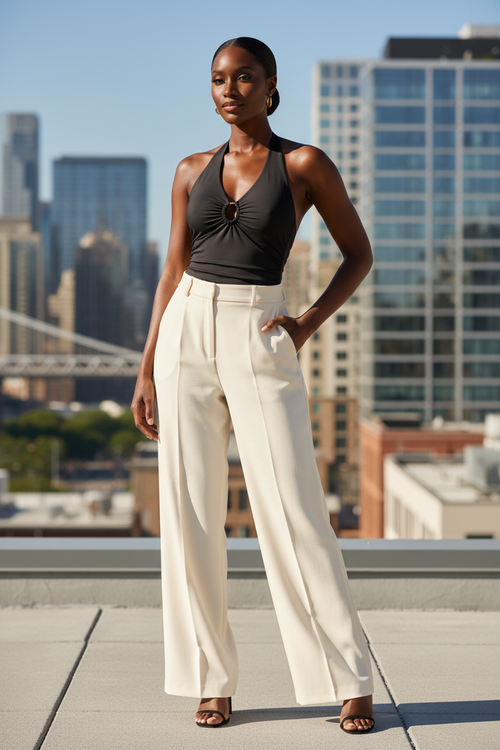 City Chic — Wide Leg Trousers