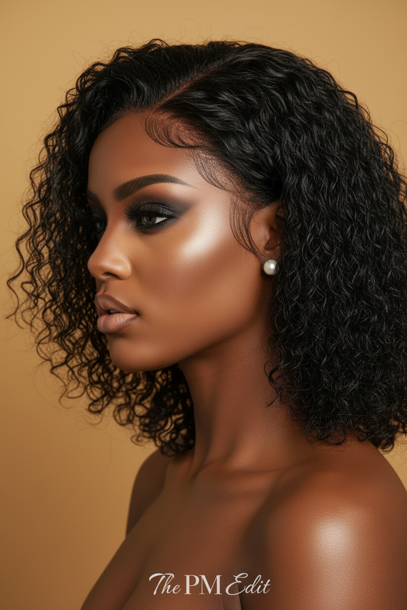 Curly Bob - Side Profile