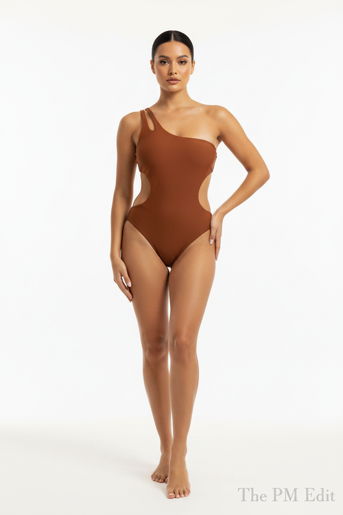 Cutout Bathing Suit - Front